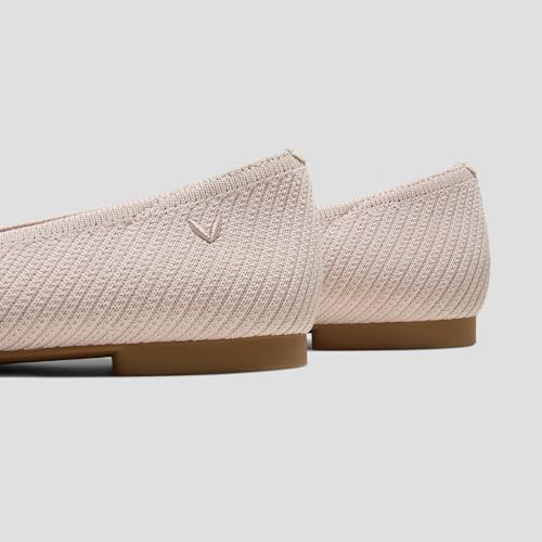 Image of VIVAIA Miley Women's Mary Jane Flats Shoe with Stylish 3 Laces Comfortable Square Toe Ballet Flats for Women Daily Outfit