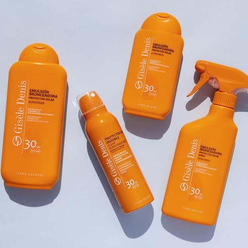 GISÈLE DENIS - Protector Solar en Spray, 300 ml, Protección FPS15, Emulsión Bronceadora, Cuidado de Piel, Crema Solar, Hidrata la Piel, Resistente al Agua, para Uso Diario, Previene Manchas y Arrugas - imagen 7