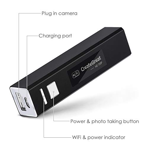 Ear Cleaning Endoscope,WiFi 3 in 1 Borescope Inspection Ear Wax Remover Tool 1.3Megapixels HD Waterproof Camera with 6 Adjustable LED (Black)