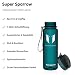 Super Sparrow Trinkflasche - Tritan Wasserflasche - 500ml - BPA-frei - Ideale Sportflasche - Sport, Wasser, Fahrrad, Fitness, Uni, Outdoor - Leicht, Nachhaltig