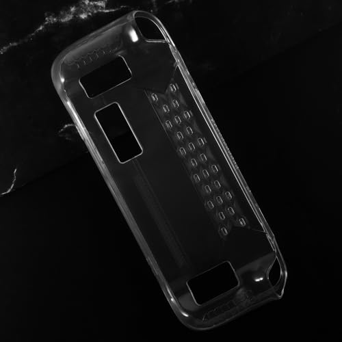 OAGELIM Case Compatible with Valve Steam Deck OLED Case Shockproof TPU Soft Flexible Gel Protective Phone Cover with Anti-Scratch & Military-Grade Anti-Drop (Clear)