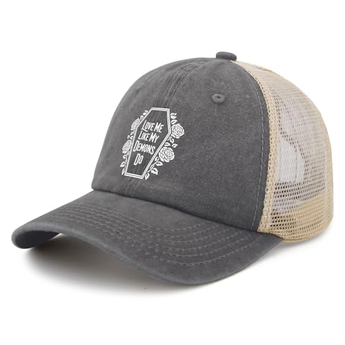 Love Me Like My Demons Trucker Hats Golf Cap for Dad2