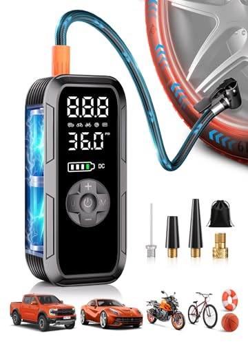 Y51 Cordless Tire Inflator 150 PSI with LCD & LED Light