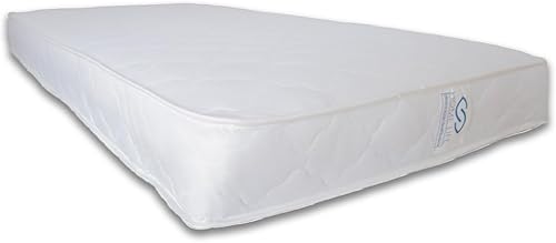 Oliver & Smith Colchón individual de 8 pulgadas, parte superior europea de firmeza media, doble cara con soporte híbrido Bonnell Coil, espuma de