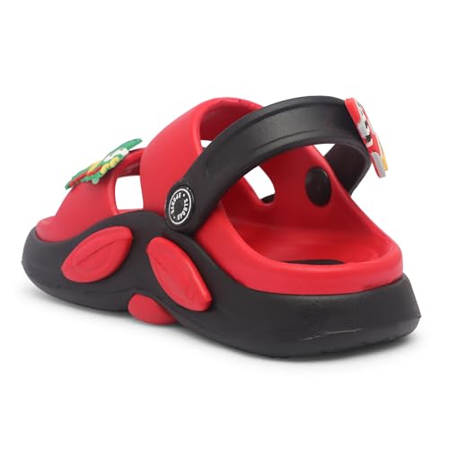 Image of Kids Cartoon Character Sports Sandals Lightweight Soft Sole Slip-On Sandals with Adjustable Back Strap for Boys & Girls