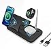 Produktbild Induktive ladestation 4 in 1 Wireless Charger Qi kabelloses ladegerät für iPhone 12, 11, XS, XR, 8 und Samsung Galaxy S20/S10,und AirPods Pro Apple Pencil iWatch Series usw.