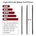 40ft Water Fed Pole Kit, Rotatable Solar Panel Cleaning Brush & Squeegee, 2 Dusting Brushes, Extendable Black Lightweight Pole for Roof Window