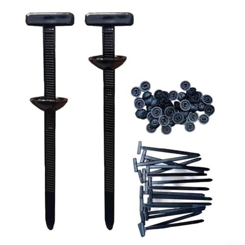 Paquete de 20 bridas de nailon autobloqueantes para reparaciones eficientes en aplicaciones automotrices y domésticas