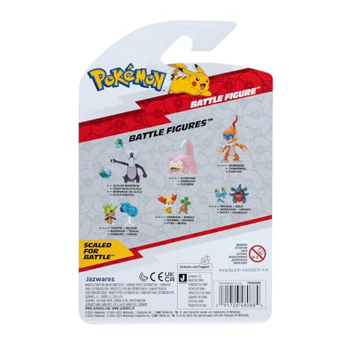 POKEMON BATTLE FIGURE SLOWPOKE, Mutli, 4.5inch - Image 3