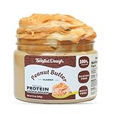 Twisted Dough Protein Cookie Dough, Peanut Butter Classic Flavor, Healthy Snacks, Gluten Free Edible Cookie Snack, High Protein Low Carb & Low Sugar Dessert for Kids & Adults, Keto Friendly, 1 Pack
