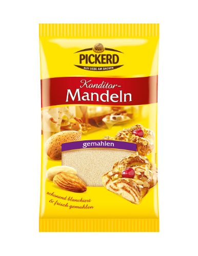 Pickerd Mandeln gemahlen, 4er Pack (4 x 100 g) Cover