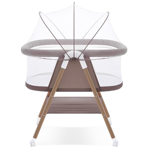 GYARING Baby bassinets,3 in1 Baby Crib, Sturdy, Portable & Easy to Assemble,Mosquito net and...