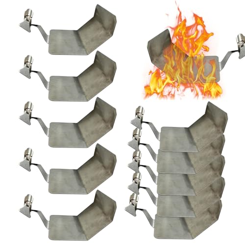 Biniveil Manta Protectora Térmica | Mantas Ignífugas Alta Temperatura,10 Piezas Protección Térmica de Alta Temperatura Barrera Aislante para Estufas Soldadores Tuberías Parrillas Fogones Fontanería