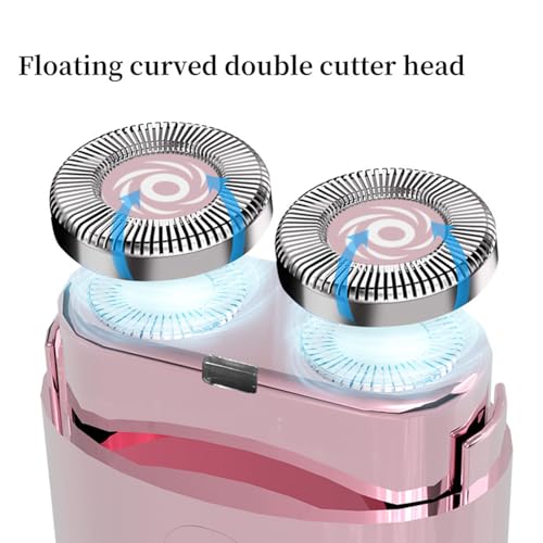 Hair Remover for Women Rechargeable Epilator with Dual Shavers Head - Image 3