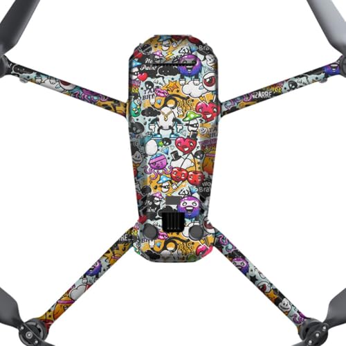 Mavic 3 Pro ���h�~�X�L�� �ɓK������DJI Mavic 3 Pro�p �v���~�A���X�e�b�J�[ �ی색�b�v�J�o�[ �t�B���� �ʐ^ �r�f�I�@�� �A�N�Z�T���[ �f�J�[�� (�O���t�B�e�B�z���C�g�A�ɓK������DJI Mavic 3 Pro�p)