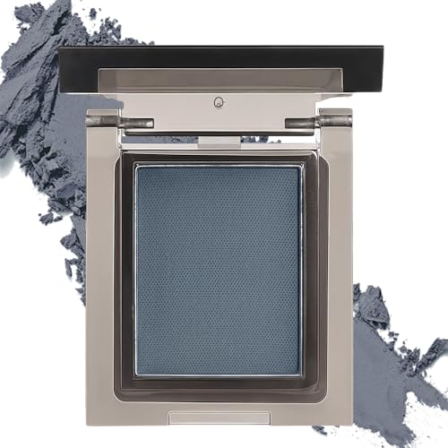 Matte Nude Gray Eyeshadow - High Pigment, Intense Monochrome Buxom Eyeshadow for Easy Makeup Application - Longwear, Waterproof, Blendable Pressed Powder Single Shadow - 24 Hour Wear