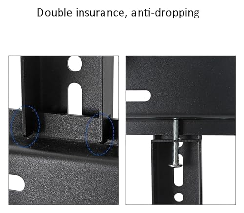Support TV simple écran de 60 à 100 pouces avec mât télescopique robuste - 7