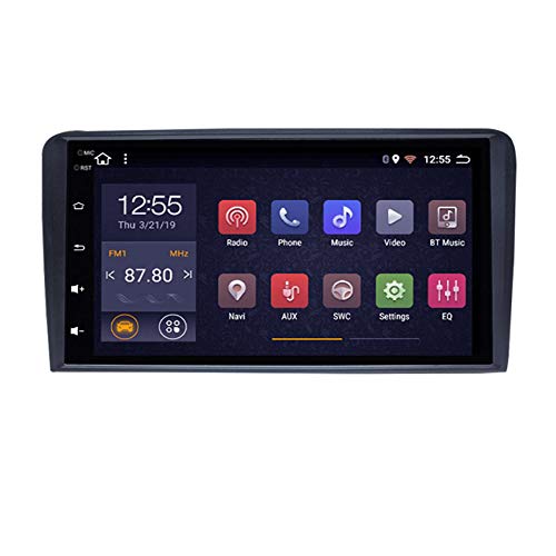 Android 8.1 Autoradio-Headunit passend für Audi A3 RS3 S3 2003-2012 GPS-Auto-Navigation Unterstützung
