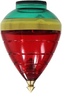 Spintastics Trompo Bearing Tip Spin Top (Red and Green)