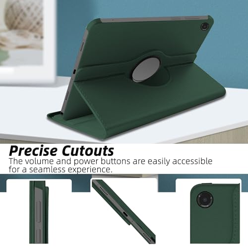Image of TGK 360 Rotatable Flip Cover for Samsung Galaxy Tab A11+ Plus 11 Inch 2025 Case /Galaxy Tab A9 Plus 2023 (Dark Green)
