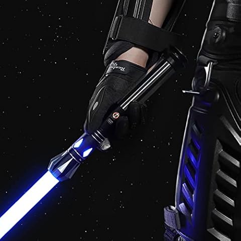 NIANXINN Metal Handle Light Swords With 34 Sound Fonts,RGB16 Color Pixel Blade Lightsaber,teenager Or Adult Lightsabers Toy For Gifts,props,camping,cosplay,party,estival-113cm Cover