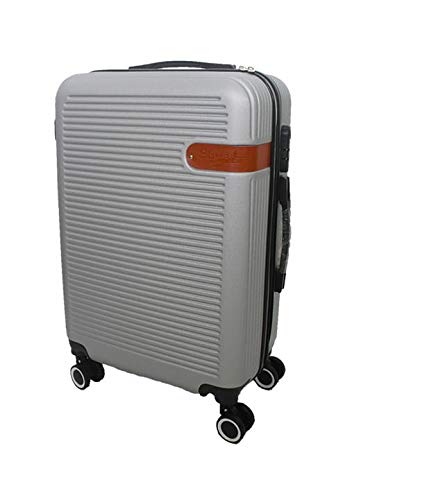 Kit 3 Malas De Viagem + 2 Frasqueira De Luxo Cinza