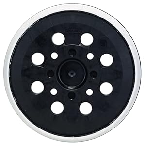 Bosch Accessories 1x Schleifteller (Ø 125 mm, mittelhart, mit Klettsystem, Zubehör für Exzenterschleifer)