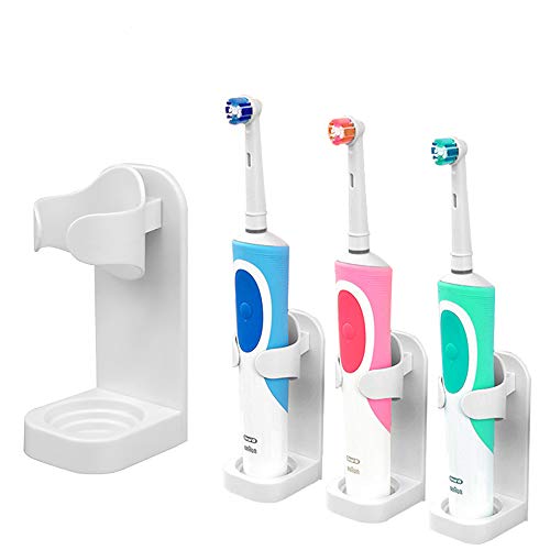 INNOLITES Electric Toothbrush Holder,4 Pack Toothbrush Holder for Bathroom Wall MountÂ Toothbrush Organizer,Electric Toothbrush Body BaseÂ .