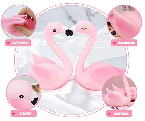 2 Pack Flamingo Cake Topper Pink Flamingo Cake Decorations For Kids Birthday Gifts Baby Showers Decorative Flamingo Themed Party Favor Toys For Bridal Wedding Diy Handmade Craft Home Decor #TOP5