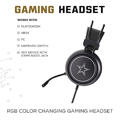 SOAR NFL Wired Gaming Headset, Team Color