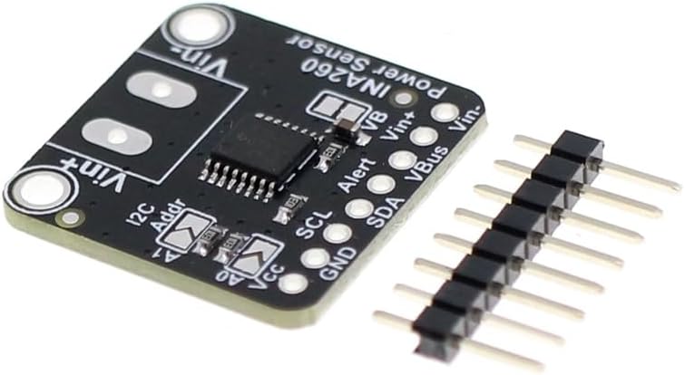INA260 Voltage Current Module, DC 3.0V-36V High & Low Side Current Voltage Power Sensor Module Current Power Supply Sensor