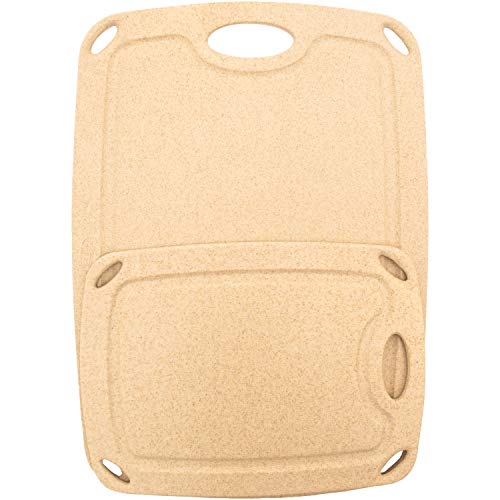 Starfrit Gourmet ECO - Set of 2 Cutting Boards - Small: 10" x 7" - Large: 14" x 10" - Wheat Straw Fibers