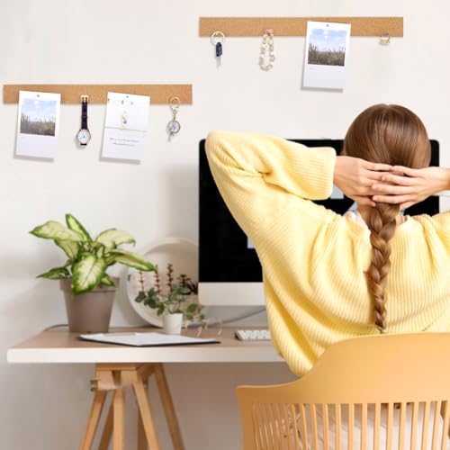 PH PandaHall 4m Korkstreifen Korkrolle Korkband Selbstklebend Pinnwandstreifen Korktafel Pinnwandrolle Für Die Wand Rahmenloses Pinnwandband Für Büro Schule Zuhause Notizen Fotos 4cm Breit