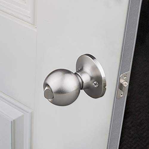 EZ-FLO 57840 Reversible Privacy Door Ball Handle Lockset, Satin Nickel by EZ-FLO - Image 4