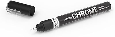 AK Interactive AK1302 Metallic Liquid Marker - Chrome