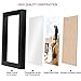 Homemaxs 12 Pcs Picture Frames, Picture Frames Set, Picture Frame Collage, Gallery Wall Frame Set, Photo Frames for Tabletop and Home Decor, One 8x10 in, Four 5x7 in, Five 4x6 in, Two 6x8 in, Black