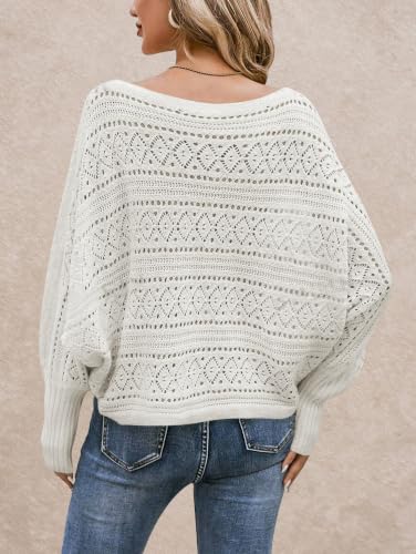 Image of Cakulo Womens Off Shoulder Oversized Pullover Knit Sweater