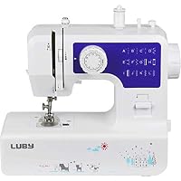 Luby Portable Lightweight Sewing Machine with 12 Built-in Stitches only