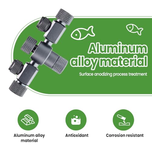 Répartiteur de CO2 pour aquarium double pour alimenter deux diffuseurs - 3