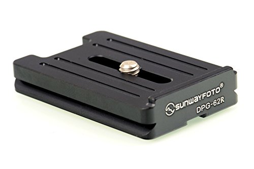 Sunwayfoto DPG-62R 62mm zapata de liberación rápida universal para lentes y cámaras