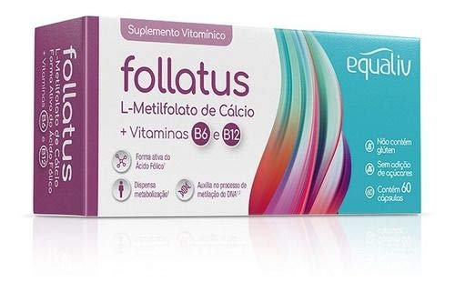 Kit 3 Follatus L- Metilfolato Equaliv 60 cápsulas
