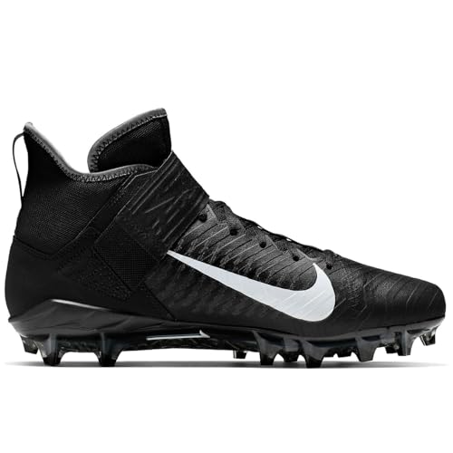 Image of Nike Men's Alpha Menace Pro 2 D Football Cleats - Black /White,7M US