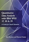 Quantitative Data Analysis with IBM SPSS 17, 18 & 19