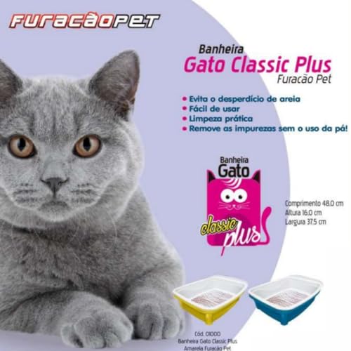 Caixa Higiênica Para Gato Bandeja de Areia Pet Grande Com Peneira Kit 3 Peças