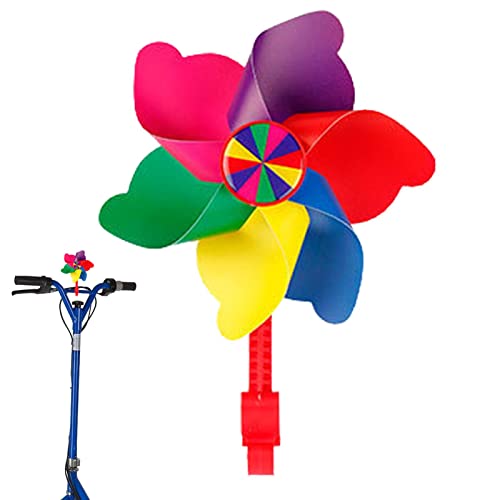 Yusheng Kinder Fahrrad Lenker Blume Pinwheel, Kinder Fahrrad Windmühle Roller Lenker Windrad Griffe Dekoration Zubehör Für Alle Fahrräder, Roller, Dreiräder, Laufräder