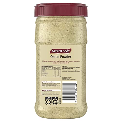image for MasterFoods Onion Powder 600 g Jar, Beige, 600 g (Pack of 6)