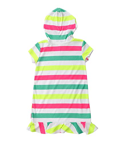 Belloo Girls Short Sleeve Swim Robe Beach Cover Up With Zipper Bathrobe Yellow 6-6X #TOP6