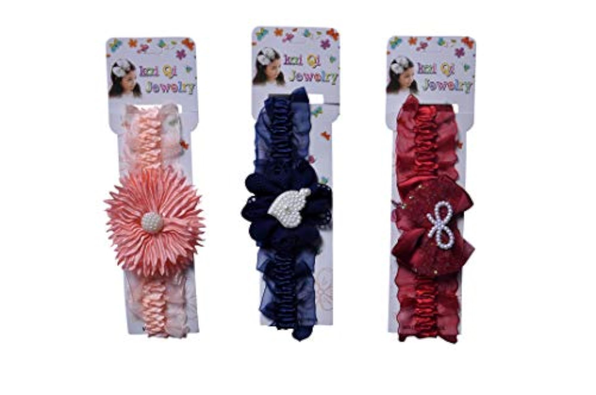 Girls' Multi Color Hair Bands, Head Bands