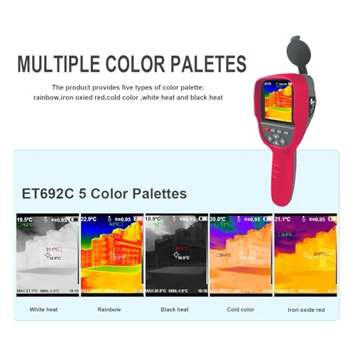 Handheld 256X192 Infrared Thermal Camera 3.2Inches Thermal Imager For Electronics Repair PCB Pipeline Detection Fast Anomaly Recognition - Image 5