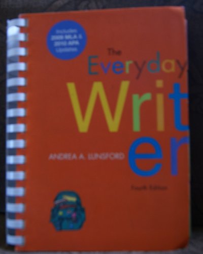 The Everyday Writer: 2009 Mla Update 0312594569 Book Cover